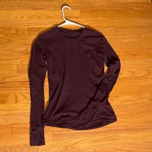 lululemon athletica Long Sleeve Top - Dark Purple